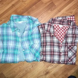 Woman’s Aeropostale Long Sleeve Button-up Shirts